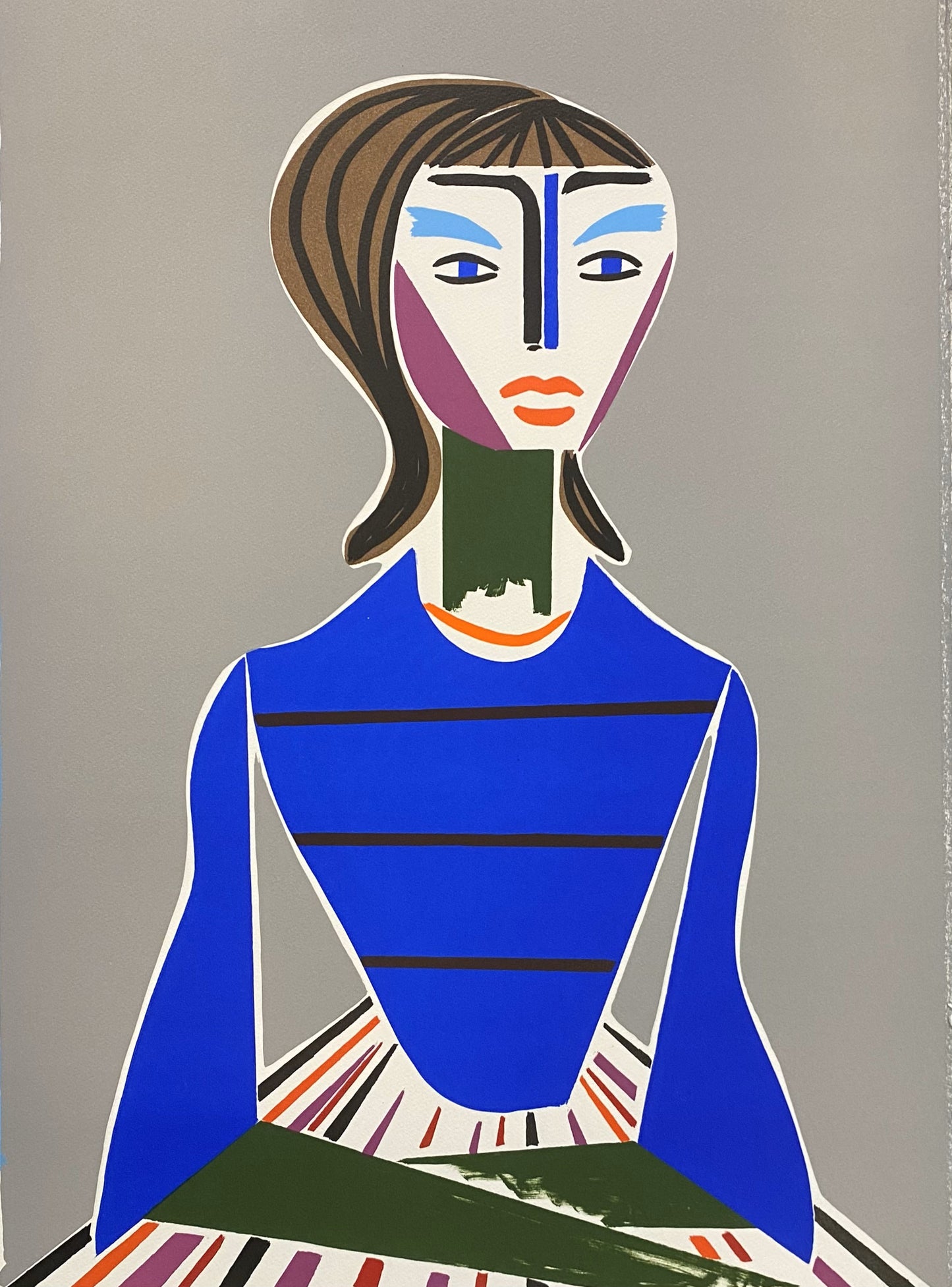 "Trapeze Artist", Henrik Godsk, 2025, lithography