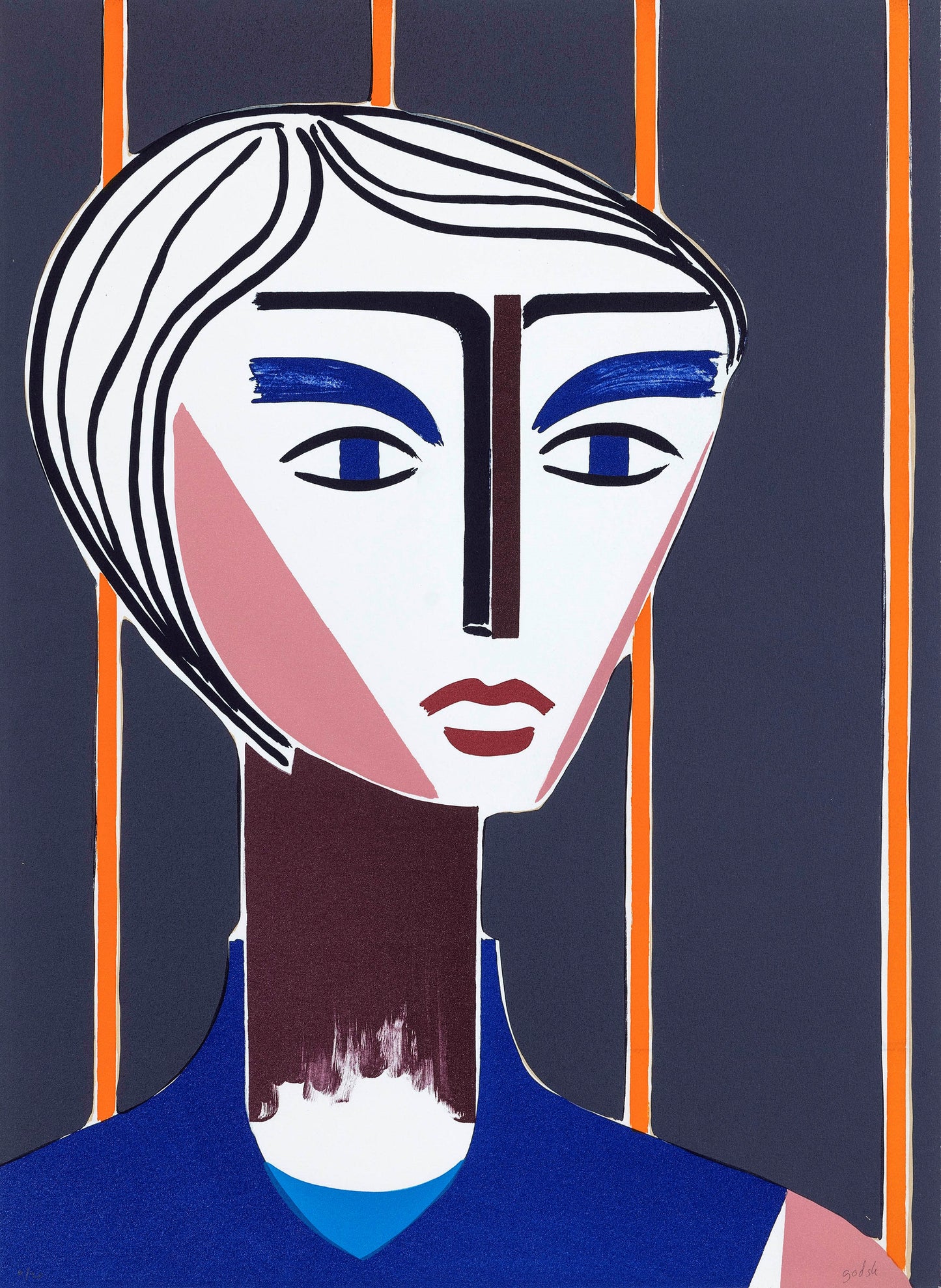 I Would Die for You (Dark), 2023, Lithography