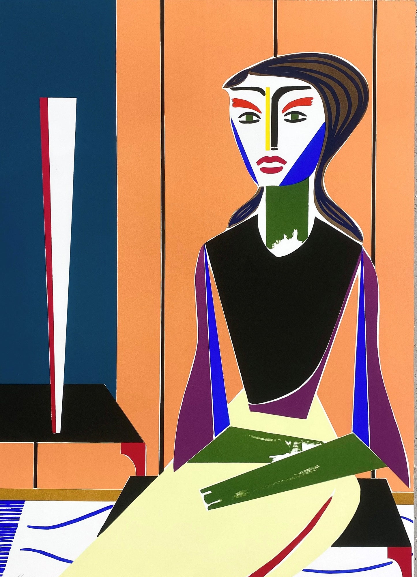 "Peach", Henrik Godsk, 2025, litography